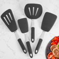 thumbnail image 4 of ShenMo Silicone Rubber Spatula for Non-Stick Cooking Utensils by Boxiki Kitchen - Cooking Utensils Egg Spatula, Pancake Spatula Utensils - BPA Free Kitchen Utensil with Heat Resistant Silicone - Set of 4 Utensils, 4 of 5