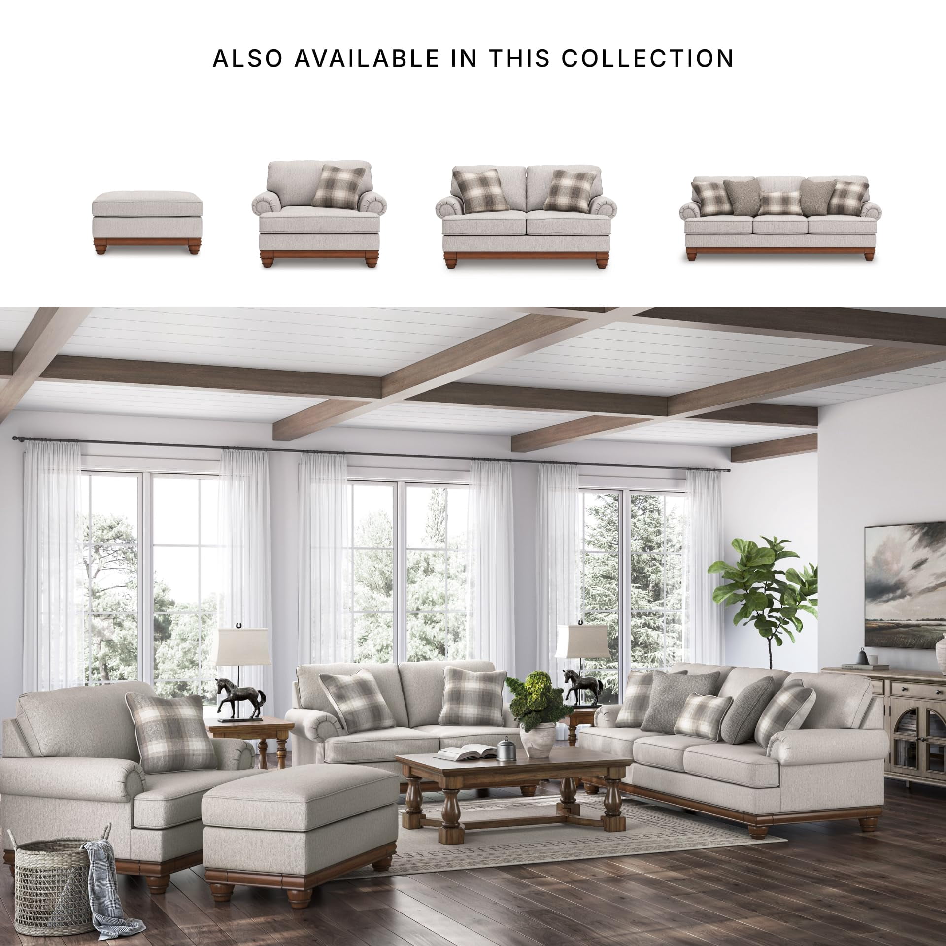 Signature Design by Ashley Stoughton Beige Sofa