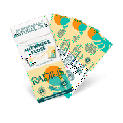Radius Floss Sachets Natural Silk 20 per pack Pack