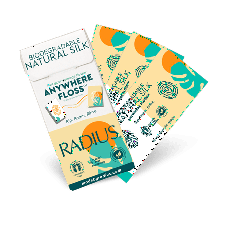 Radius Floss Sachets Natural Silk 20 per pack Pack