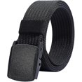 thumbnail image 1 of Cinturón de nailon para hombre - Hebilla de plástico negra - Cinturón de trabajo totalmente ajustable, 1 of 5