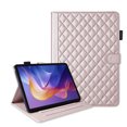 thumbnail image 3 of for Xiaomi Redmi Pad 2 2025 11 inch Case, Rhombus Pattern Multiple Viewing Angles Stand Slim Folio Cover (Rose Gold), 3 of 6