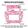 thumbnail image 3 of Glossy Glitter Gaming Skin Compatible With Asus ROG Xbox Ally X (2025) - Sakura Pink - Premium 3M Vinyl Protective Wrap Decal Cover - Easy To Apply | Crafted in the USA by MightySkins, 3 of 9