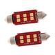 thumbnail image 2 of Par de festón interior de coche universal 3030SMD LED Luz de blanca 31 mm 36 mm 39 mm 41 mm Zulema Luz LED del adorno interior del coche, 2 of 8