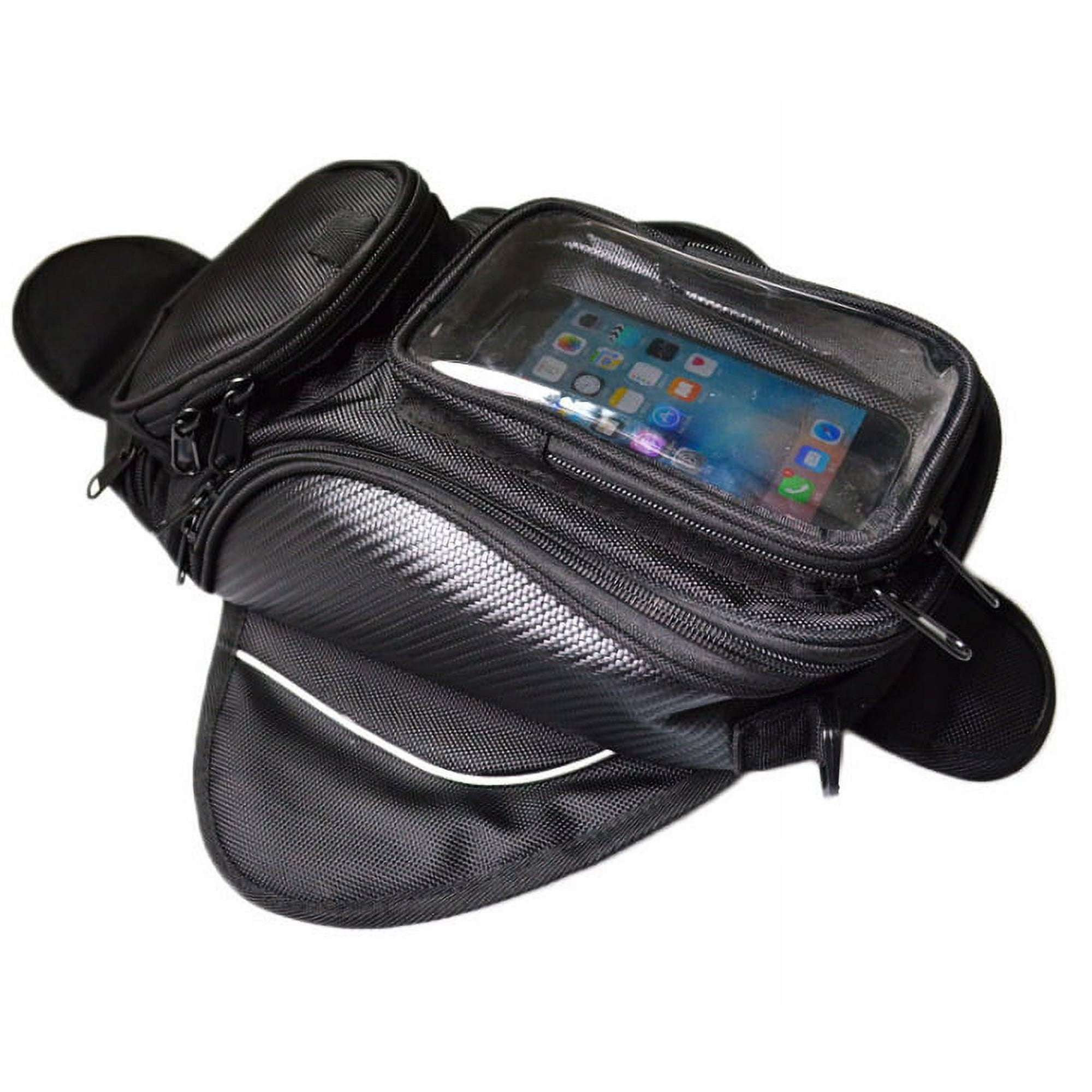 Motorcycle Tank Bag Waterproof Oxford Black Motorbike Bag Universal Strong Magnetic Bag for Honda Yamaha Suzuki Kawasaki Harley Walmart
