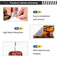 thumbnail image 4 of Coolnut Autumn Pumpkin Harvest Kitchen Sink Splash Guard 2 Packs Faucet Absorbent Mats Fall Corn Faucet Handle Drip Catcher Quickly Drying Mat for Kitchen Counter Bathroom, 14.9"x5.5", 4 of 7