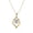 Yellow Gold, variant on Sabrina 18k Yellow Gold Plated Pendant Necklace with Swarovski Crystals Gift for Women