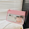 thumbnail image 4 of Sac à Main de Mode Transparent Sac Cosmétique PVC Fermeture Éclair Étui de Beauté Transparent, 4 of 6