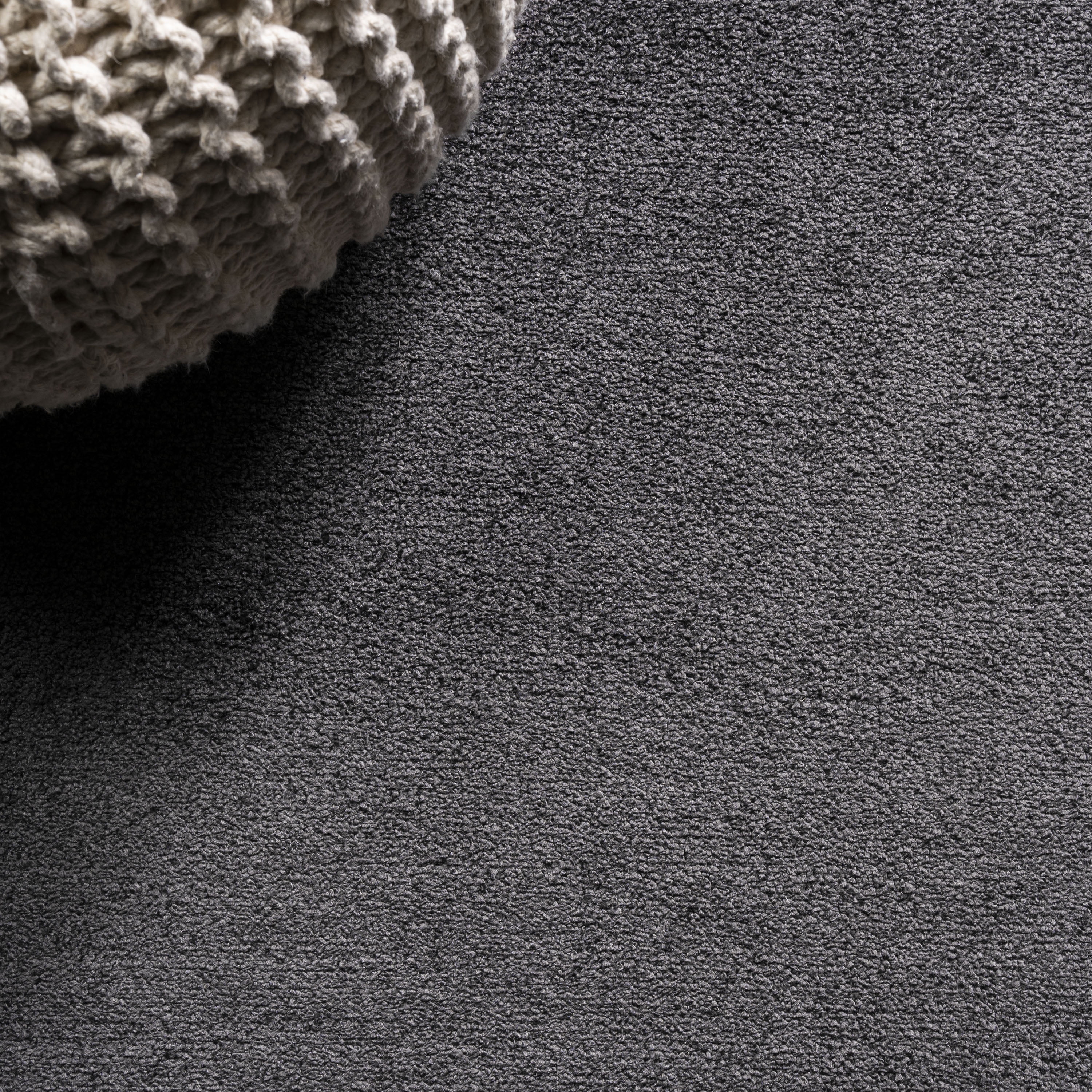 JONATHAN Y SUPERSOFT 8 x 10 Area Rug, Haze - Black, SEU100I-8