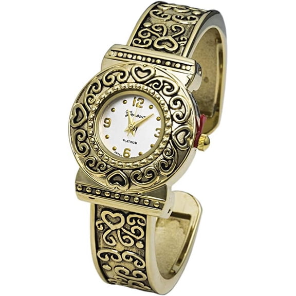 Blekon Collections Analog Quartz Womens 27mm Outdoor Concho Bangle Watch