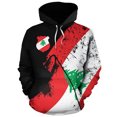 thumbnail image 2 of Sudadera con capucha de la bandera libanesa con estampado 3D de 2024 de Harajuku para hombre, ropa de calle informal de manga larga, jerséis de gran tamaño, 2 of 4
