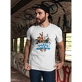 thumbnail image 2 of Arctic Justice Thunder Squad Movie Graphic Men White T-Shirt, Male 3X-Large, 2 of 4