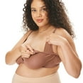 thumbnail image 3 of Maternity Motherhood® Seamless Wrap Triangle Nursing Bra 90036 Color: Mocha Size: M-MAT, 3 of 4