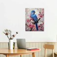 thumbnail image 3 of Awypu Framed canvas Cherry Blossom, Bird wall Art, Cherry Blossom Print, landscape art, cool living room art, Extra large panoramic wall decor, Anniversary Gift, Cherry Blossom wall art, 3 of 5