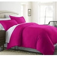 thumbnail image 2 of Celine Linen Wrinkle & Fade Resistant 2-Piece Duvet Cover Set -, 1500 Series 100% HypoAllergenic - Silky Soft, Twin/Twin XL, Hot Pink, 2 of 3