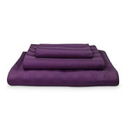 MyPillow Giza Dreams Bed Sheets (Twin XL, Striped Purple)