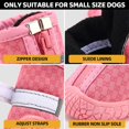 thumbnail image 3 of 4PCS / Set Zapatos para perros para botas para perros pequeños, botines impermeables para perros Protector de patas para caminar al aire libre, zapatos para cachorros con tiras reflectantes resis, 3 of 5