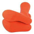 thumbnail image 4 of Feraricci Solid Color Polyester Socks for Men, Casual and Formal Attire Orange Rise Men’s Crew Socks - Orange, 4 of 7