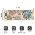 thumbnail image 5 of Pioneer Flower Floral Print Pattern Door Rugs,Washable Non Slip Door Mats Indoor,Decorative Door Mats,Entry Mat Indoor for Entrance,Bedroom,Kitchen,Bathroom,16"x47", 5 of 6