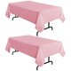 thumbnail image 1 of Mantel de poliéster rosa sancua, 152 x 259 cm, para mesa de 6 pies, paquete de 2, 1 of 9