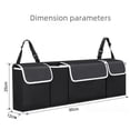 thumbnail image 2 of Bolsa de almacenamiento para maletero de coche, bolsa colgante de tela Oxford para respaldo de silla de coche, bolsa de almacenamiento multifuncional para coche, 2 of 2