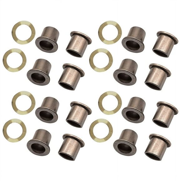 4Set Spindle Bushings Upper and Lower Bushings Bronze, King Pin Wave Washer, for Club Car Precedent Golf Carts 102288201
