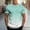 Light Blue, variant on Men's Ombre T Shirt Striped Printed Graphic Tees Crewneck Short Sleeve Casual Summer Tops Light Blue
