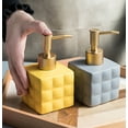 thumbnail image 2 of Solid Color Lotion Dispenser, Hand Soap Dispenser, Shampoo Dispenser With Empty Pump, For Bathroom-Gray-220ml/7.8oz, 2 of 8