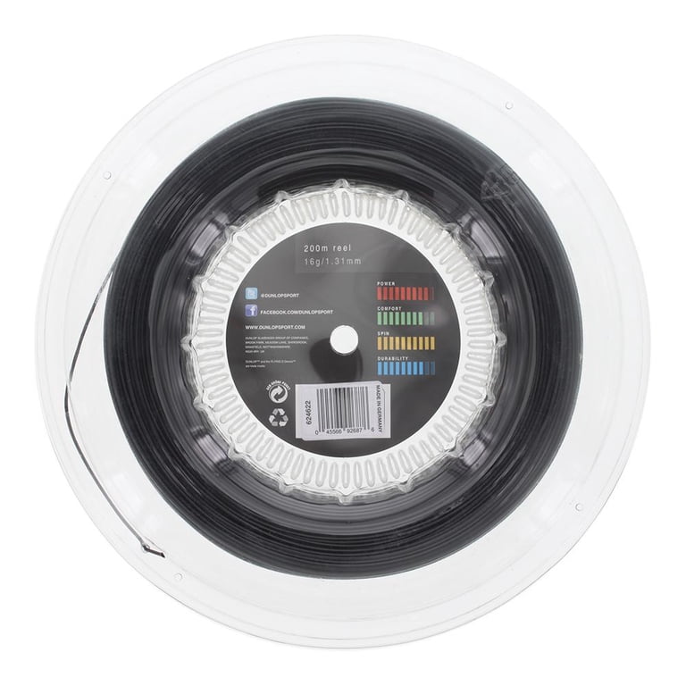 Dunlop Sports Black Widow Tennis String 16G - 200M/660' Reel