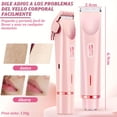 thumbnail image 3 of Rasuradora Mujer 2 En 1,Afeitadora Electrica Mujer,Depiladora Mujer,Usb Recargable,Port&aacute;til Resistente Al Agua Para Rasuradora Intima Mujer Para Zona de Bikini, Axilas,Facial y Brazos, 3 of 8