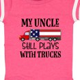 thumbnail image 4 of Inktastic My Uncle Still Plays with Trucks Boys or Girls Baby Bodysuit, 4 of 5