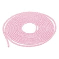 thumbnail image 1 of Uxcell 5 Yard 7mm Glitter Sequins Rope Sequins Rhinestone Tube Cord for DIY Clothing Jewelry Pink, 1 of 5