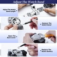 thumbnail image 2 of Kit de reparación de relojes, herramienta profesional para reemplazar la batería del reloj, herramienta para quitar el eslabón y la parte posterior del reloj, juego de herramientas para la b, 2 of 5