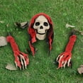 thumbnail image 2 of Halloween Para Insertar La Cabeza, Juego De Tres Piezas, Simulación De Gateo, Brazo Esquelético, Decoración, 2 of 2