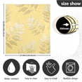 thumbnail image 3 of Light Yellow Glitter Fern Leaves Dishwasher Magnet Refrigerator Magnetic Cover Washing Machine Magnet Sticker Kitchen Decor, 3 of 6