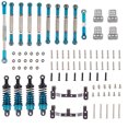 thumbnail image 1 of Vogacara Amortiguador de orugas RC, accesorios de bricolaje con asiento de extensión, piezas de repuesto portátiles, Kit de actualización de Metal de Kits de construcción modelo Azul Vogacara FN001315-02, 1 of 6