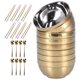 thumbnail image 1 of Juego de cuencos y cucharas, juego de cuencos y cucharas, juego de palillos y cucharas de cocina, utensilios de cocina, calidad inigualable, 1 of 12