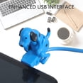 thumbnail image 2 of Animated Dog USB to Type C Charging Cable 480Mbps Data Transfer Cord for Gaming Consoles Smartphones and Tablets in Blue, 2 of 8