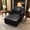 Black Faux Leather, variant on LLappuil Modular Sectional Sofa, 4 Seat Velvet Sofa Couch Convertible Sofa Bed for Living Room Red