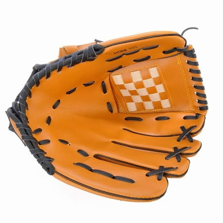 Baseball Glove with Baseball Catcher's Mitt PU Leather Left Hand 10.5