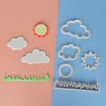 thumbnail image 2 of 5pcs Cloud Shaped Cake Mold, Plastic Cookie Mold, Baking Tools, 2 of 4