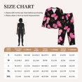 thumbnail image 4 of Balery Girl Butterfly Conjunto de Pijama con Estampado para Mujer, Conjunto de Dos Piezas con Manga Larga, Ropa de Dormir Suave con Bolsillos, Pijamas Cómodos-Medium, 4 of 7