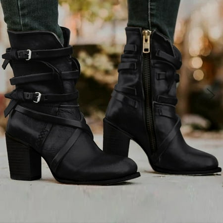 

Gubotare Muck Boots For Women Women s Anaya Bootie Rr Durable Comfortable Waterproof Chelsea Leather Boots Black 7