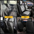 thumbnail image 3 of LAONNVIR Car Seat Covers Custom Fit for Toyota Camry 2002-2025:Full Set Waterproof Leather Vehicle Seat Cushion Luxury Automotive Protector Grey,Full Set, 3 of 8