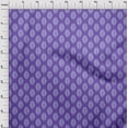 thumbnail image 4 of oneOone Cotton Cambric Violet Fabric Asian Leaf Block Quilting Supplies Print Sewing Fabric By The Yard 56 Inch Wide, 4 of 4