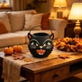 thumbnail image 2 of Clearance Halloween Candy Bucket, Resin Skeleton Pumpkin Pails with Handles, Vintage Mini Treat Bowls for Fall Table Mantel Party Decor, 2 of 5
