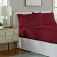 thumbnail image 3 of Pointehaven Superior Weight 175 GSM 100% Cotton Rococco Red Solid Flannel Deep Pocket 4 pc Sheet Set, California King, 3 of 7