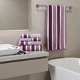 thumbnail image 1 of BAOPAI Velvet Bath Towel Set 8 Piece Absorbent Stripe Towels for Soft Quick Drying Bathroom Essentials, 1 of 8