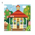 thumbnail image 2 of Neinkie 24Pcs / Set Puzzles Hand-eye Coordination Cognitive Ability Burrs-free Learning Educational Puzzle Set for Children, 2 of 9
