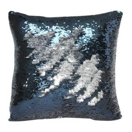 Sofa Cushion Pattern Tayyakoushi Pillowcase Reversible Sequins Mermaid Magic Double Color Pattern Changing Stylish Glitter Pillow Cover Home Sofa Throw Cushion Cover 16x16''Hi ()